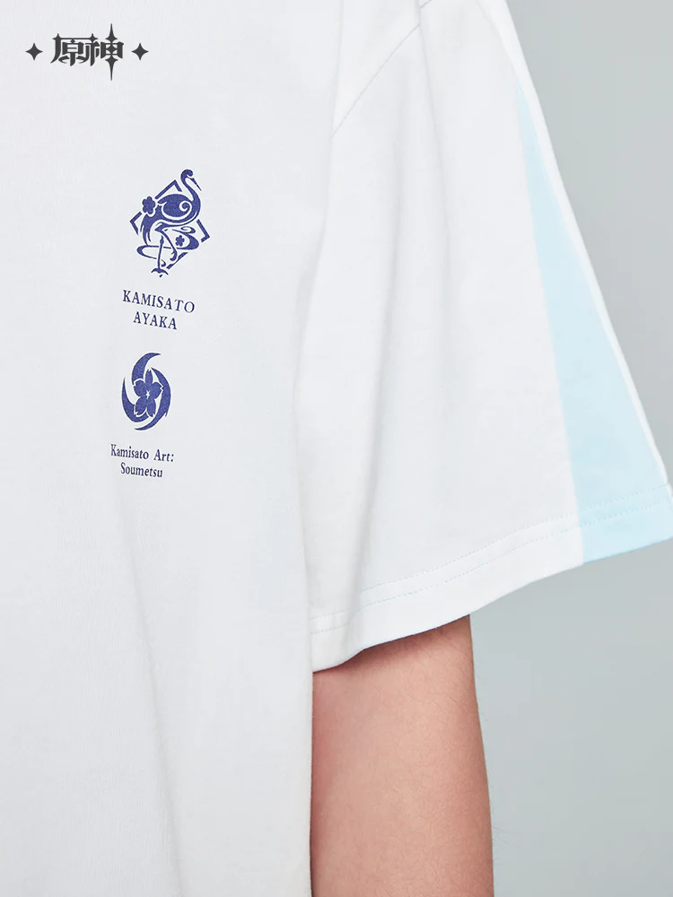 Genshin Impact - Kamisato Ayaka Impression T-shirt miHoYo - Image 4