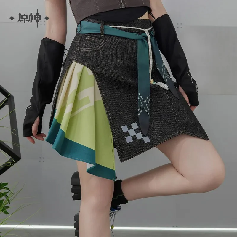 Genshin Impact - Kinich Impression Patched Denim Skirt miHoYo