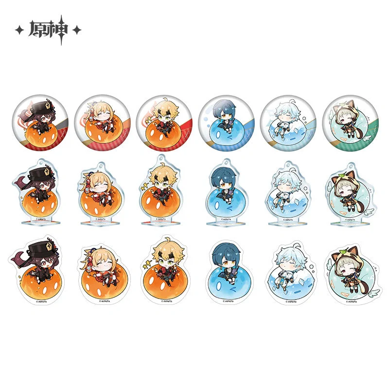 Genshin Impact - Lawson x Genshin Impact Chibi Character Set miHoYo