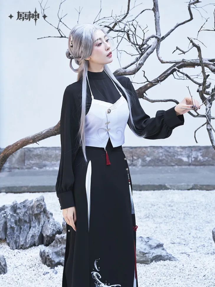 Genshin Impact - Shenhe Impression Tank Top & Shirt Set miHoYo - Image 2