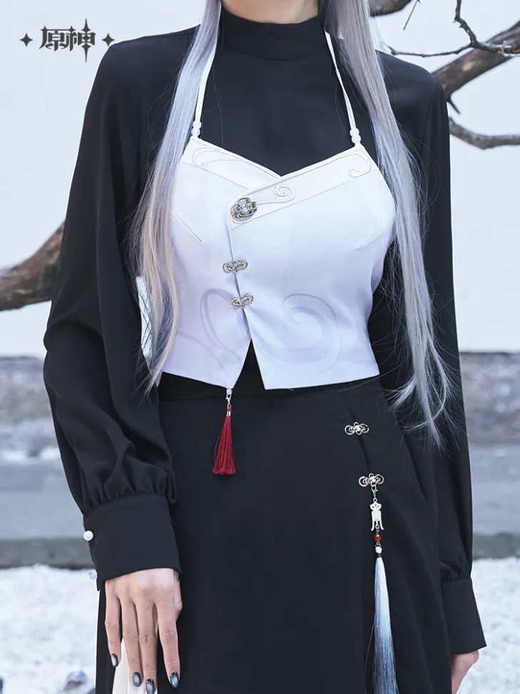Genshin Impact - Shenhe Impression Tank Top & Shirt Set miHoYo - Image 5
