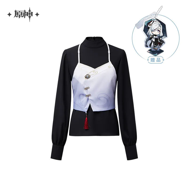 Genshin Impact - Shenhe Impression Tank Top & Shirt Set miHoYo - Image 6