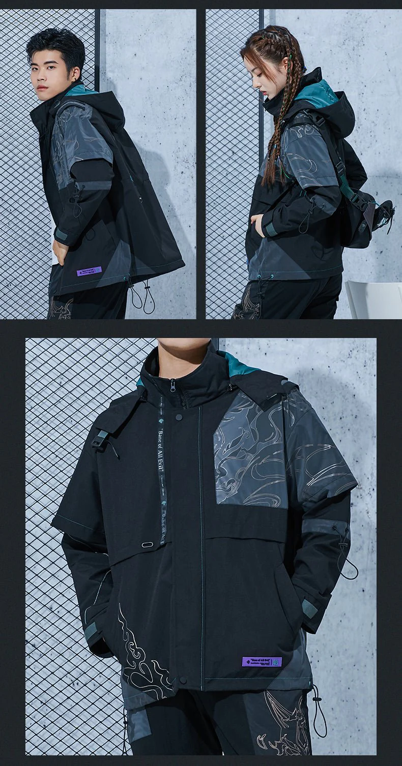 Genshin Impact - Theme of Xiao designed Outerwear Coats miHoYo - Image 6