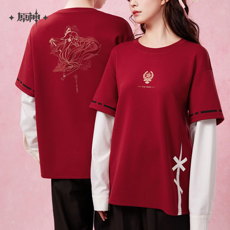 Genshin Impact - Yae Miko Impression Series Layered T-shirt miHoYo - Image 4