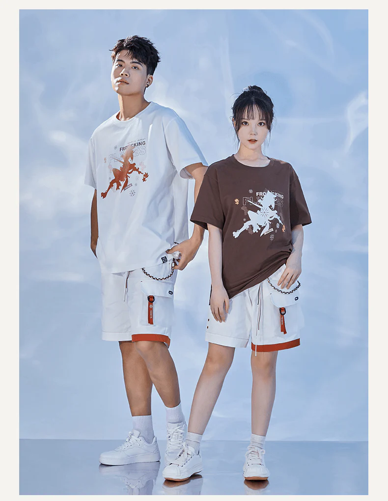 Genshin Impact - Yoimiya Silhouette White T-Shirt miHoYo - Image 4