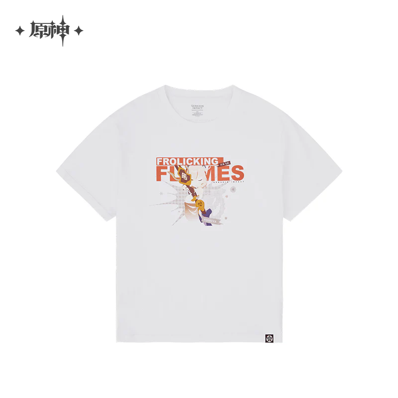 Genshin Impact - Yoimiya Style White T-Shirt miHoYo