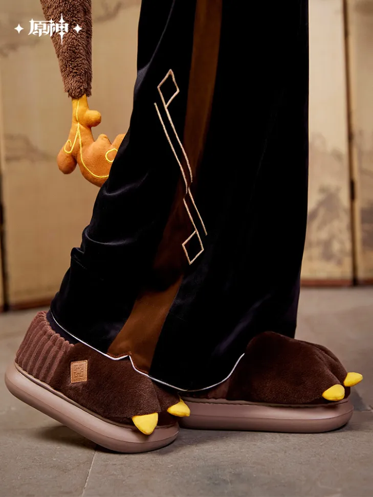 Genshin Impact - Zhongli Impression Rex Lapis Home Slippers miHoYo - Image 3