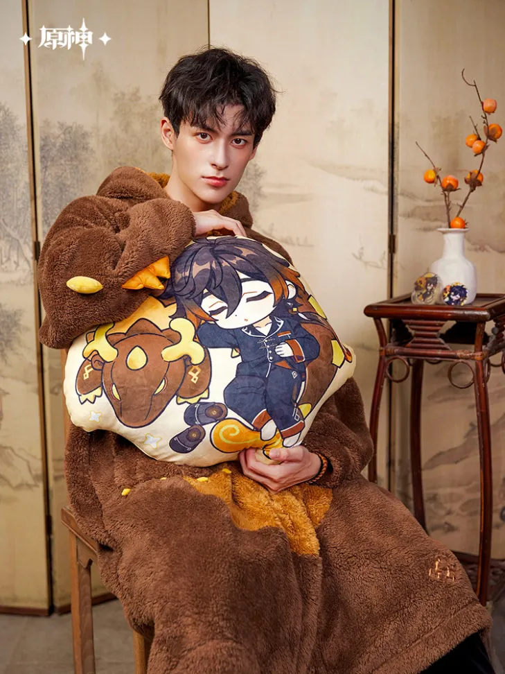 Genshin Impact - Zhongli Impression Rex Lapis Throw Pillow miHoYo - Image 2