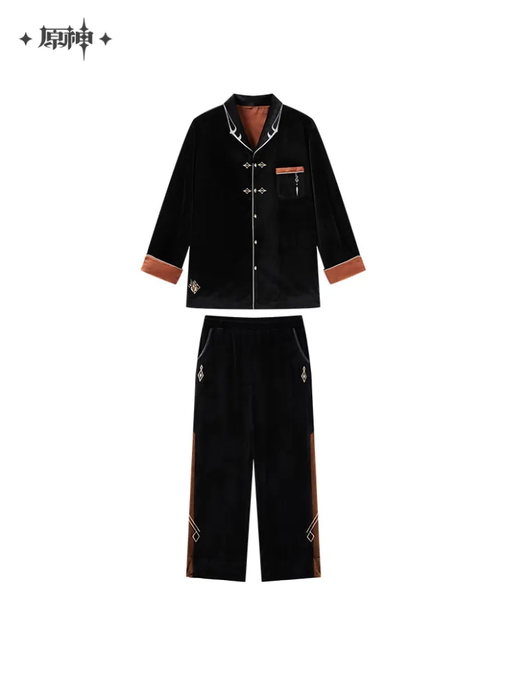 Genshin Impact - Zhongli Impression Velvet Pajama Set miHoYo - Image 5
