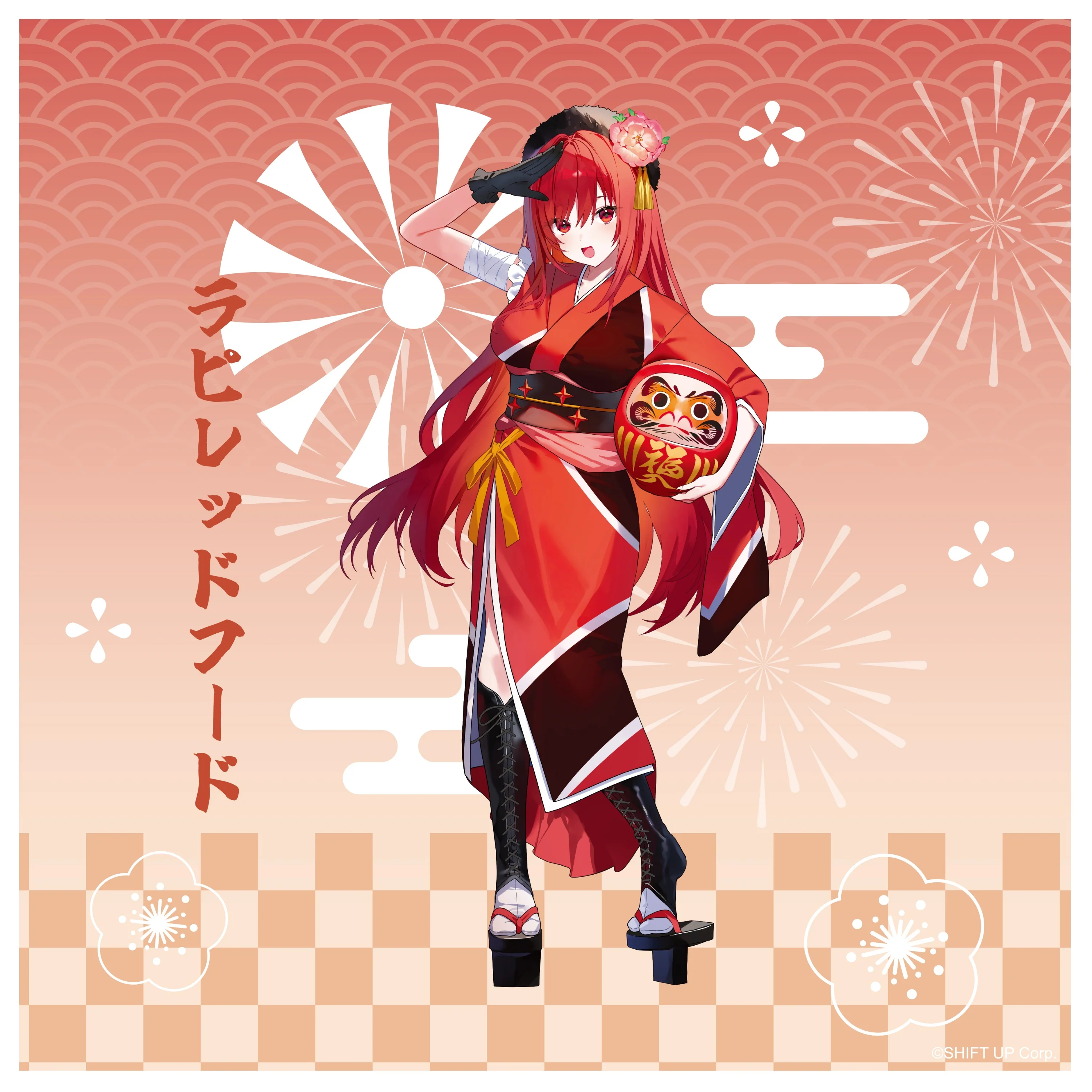 [Pre-order] GODDESS OF VICTORY: NIKKE - Lunar New Year 2026 Series Pillow Cover TWO QUAN - Image 3