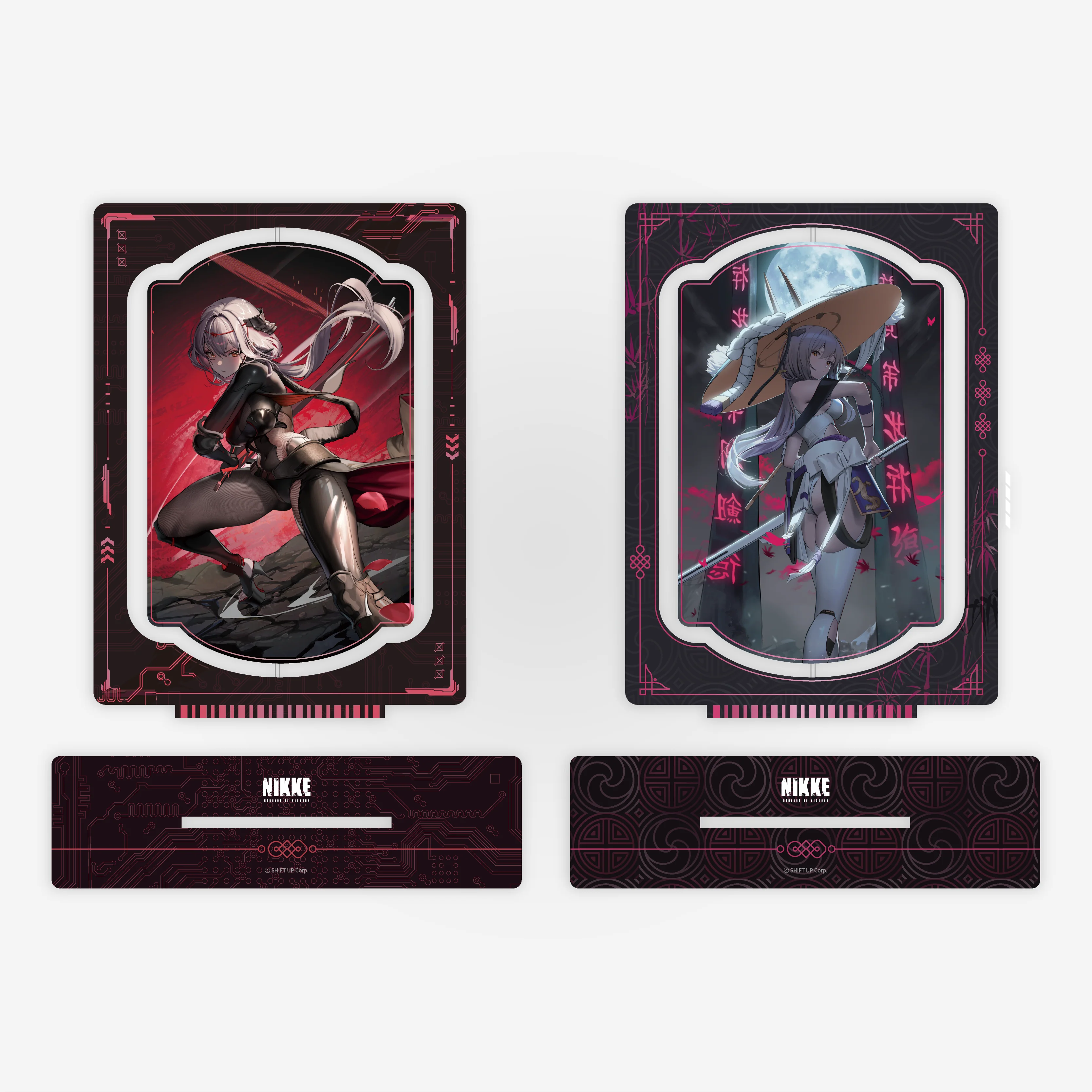 [Pre-order] GODDESS OF VICTORY: NIKKE - Red Hood & Scarlet Rotating Double-sided Acrylic Stand MZFAMILY - Image 3