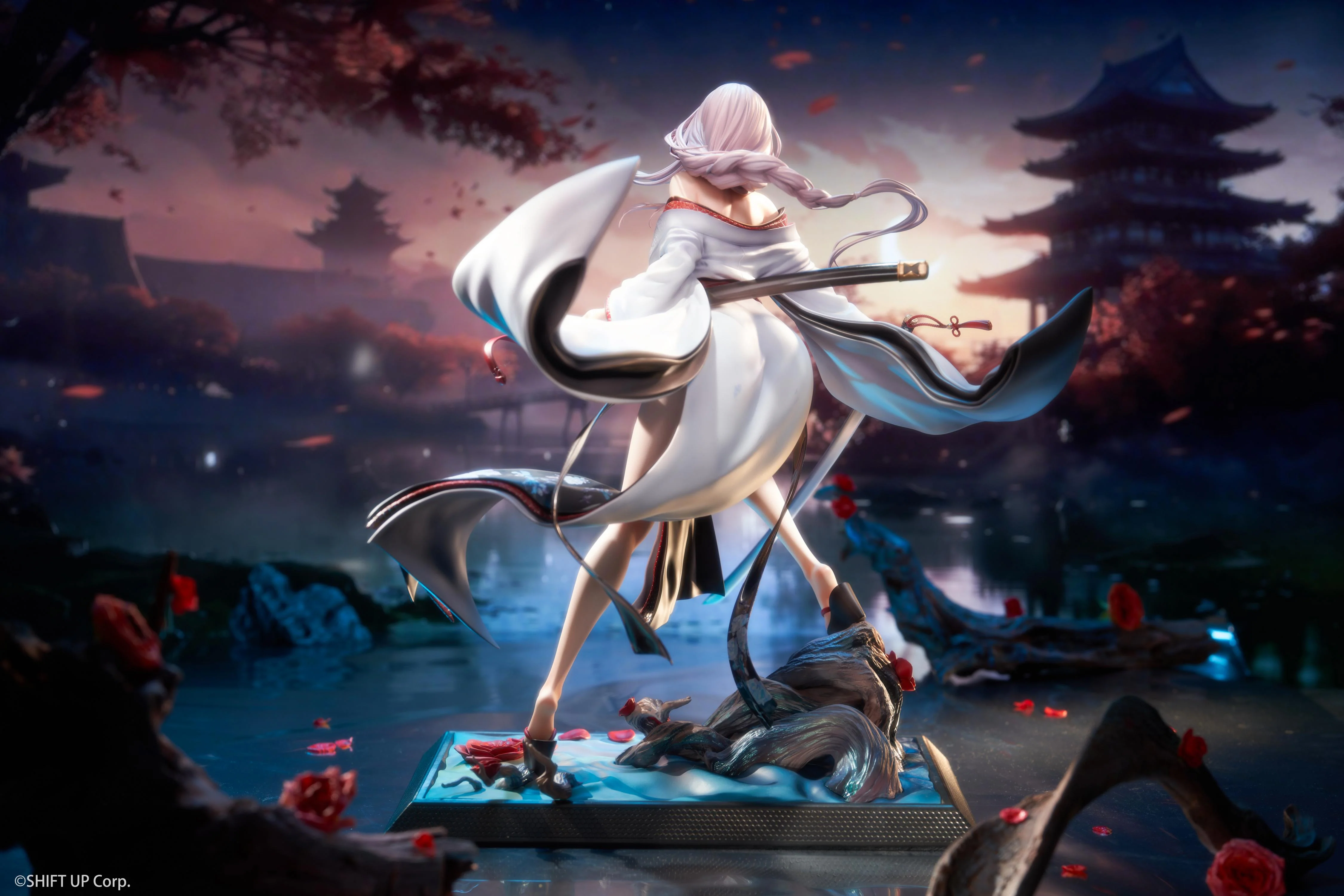 [Pre-order] Goddess of Victory: Nikke - Scarlet: Black Shadow (Longing Flower Ver) 1/4 Scale Figure Hobbysakura - Image 8