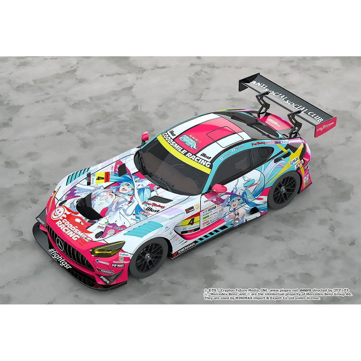 [Pre-order] Hatsune Miku - Good Smile Hatsune Miku (AMG 2024 Season Opening Ver.) Plastic Model Kit Good Smile Racing