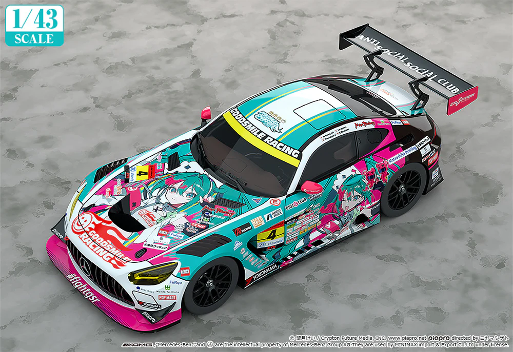 [Pre-order] Hatsune Miku - Hatsune Miku AMG 1/43 Car (2025 Season Opening Ver.) GOODSMILE RACING