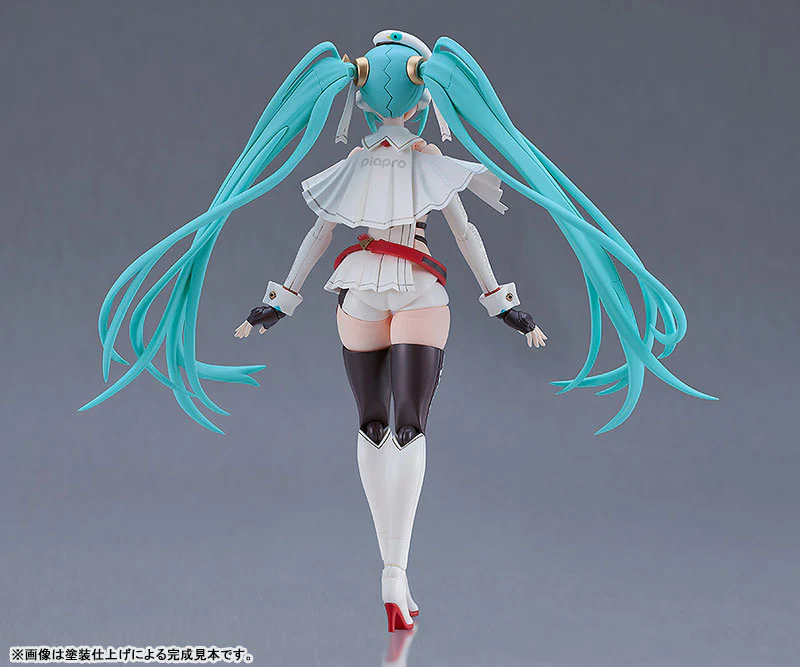 [Pre-order] Hatsune Miku - Hatsune Miku (Racing Miku 2023 Ver.) PLAMATEA Plastic Model Kit Good Smile Racing - Image 4