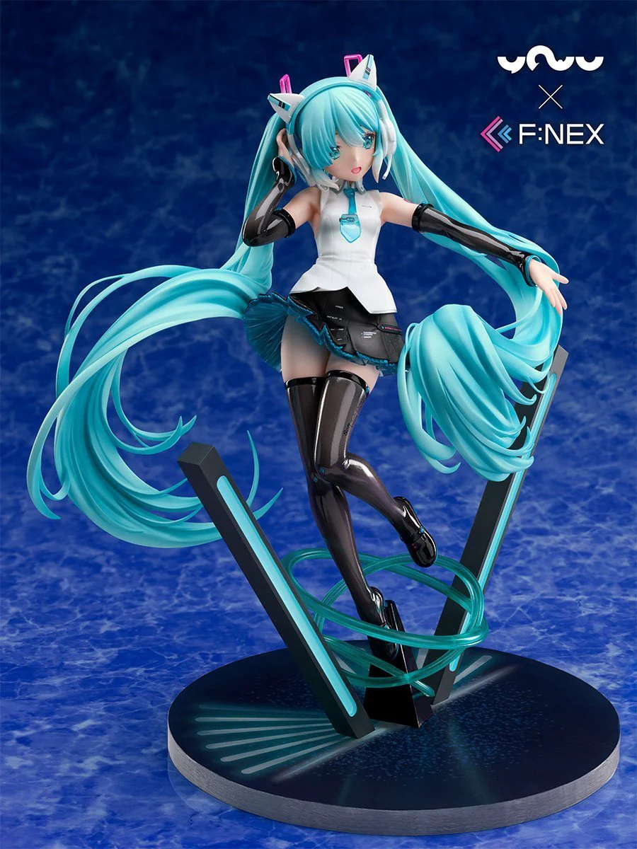 [Pre-order] HATSUNE MIKU - HATSUNE MIKU CAT EAR HEADPHONE Ver. 1/7 Scale Figure [YOWUxF:NEX] - Image 3