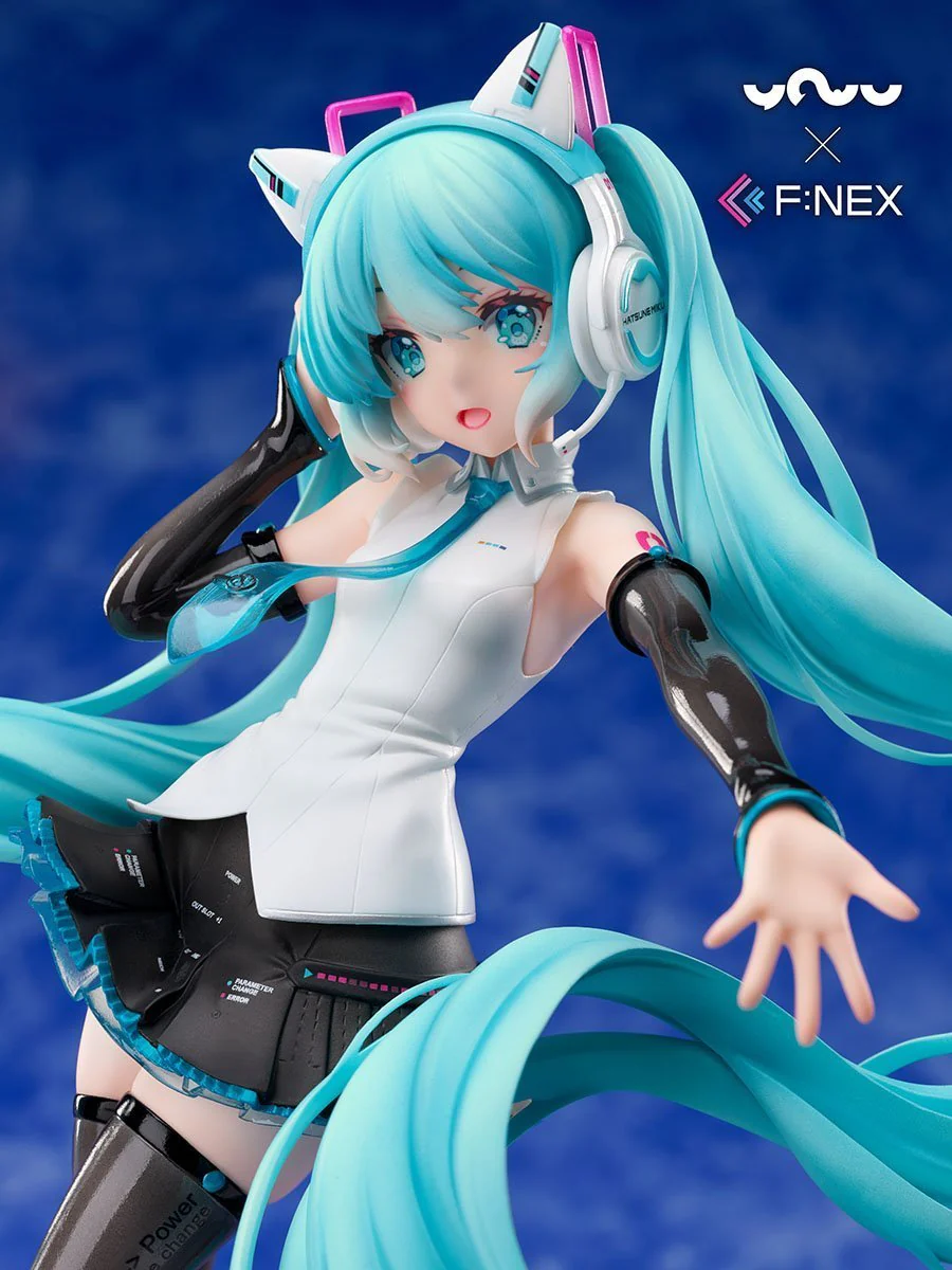 [Pre-order] HATSUNE MIKU - HATSUNE MIKU CAT EAR HEADPHONE Ver. 1/7 Scale Figure [YOWUxF:NEX] - Image 4