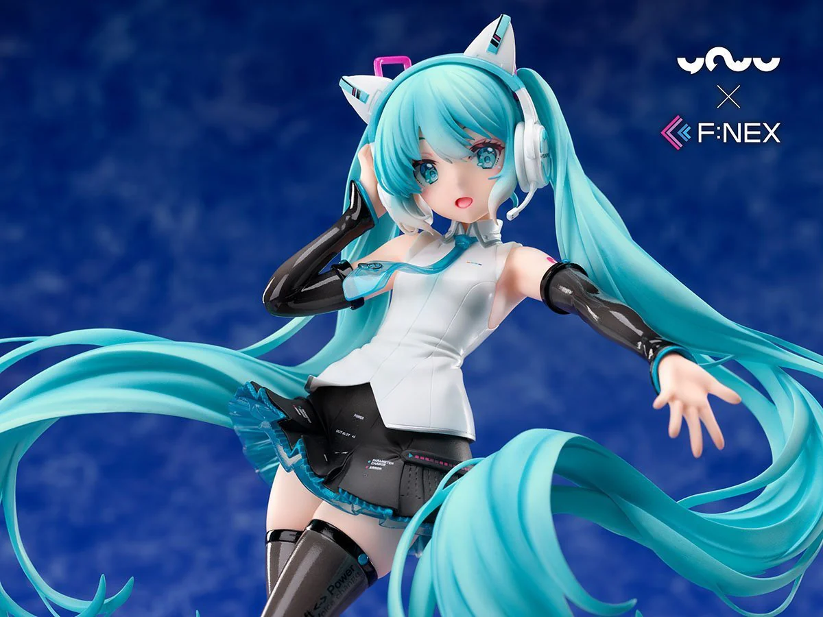 [Pre-order] HATSUNE MIKU - HATSUNE MIKU CAT EAR HEADPHONE Ver. 1/7 Scale Figure [YOWUxF:NEX] - Image 6