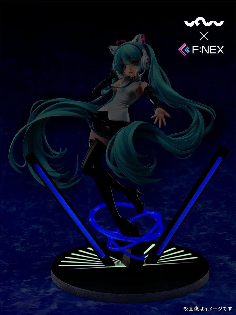 [Pre-order] HATSUNE MIKU - HATSUNE MIKU CAT EAR HEADPHONE Ver. 1/7 Scale Figure [YOWUxF:NEX] - Image 9