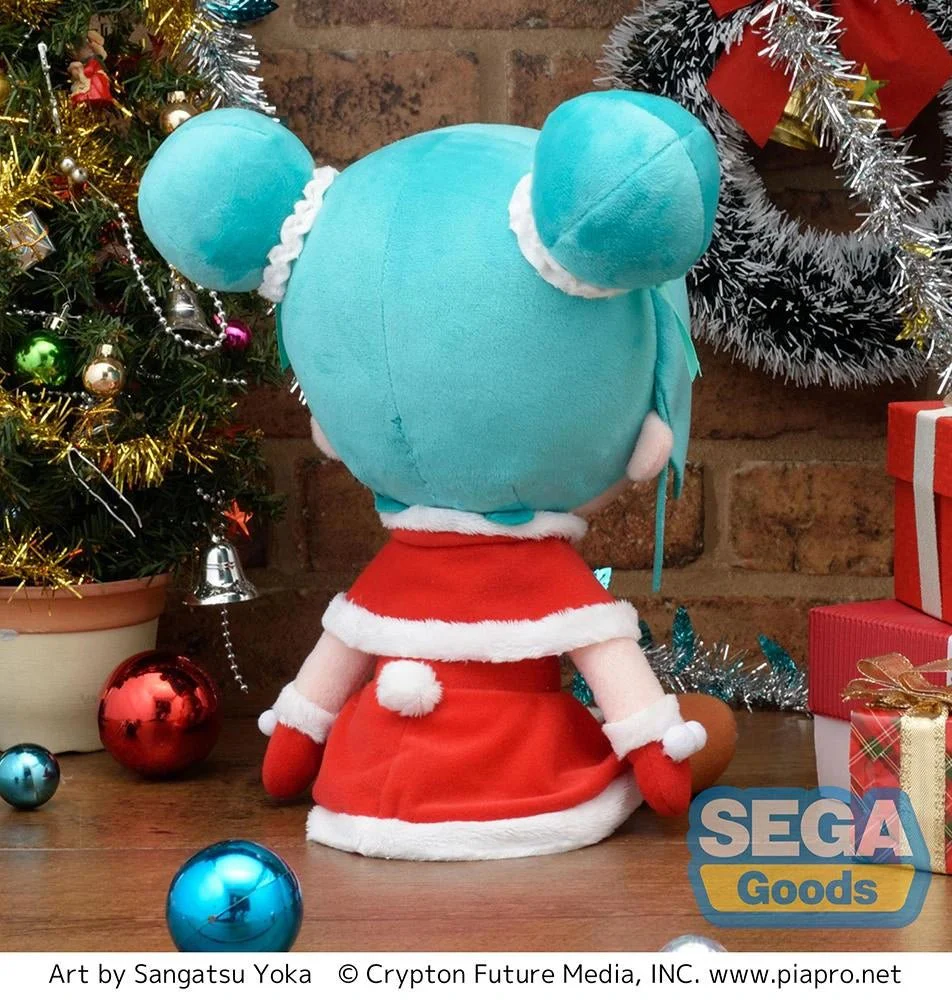 [Pre-order] Hatsune Miku - Hatsune Miku Christmas 2021 NESOBERI Lay-Down SP Fluffy Plush SEGA - Image 2