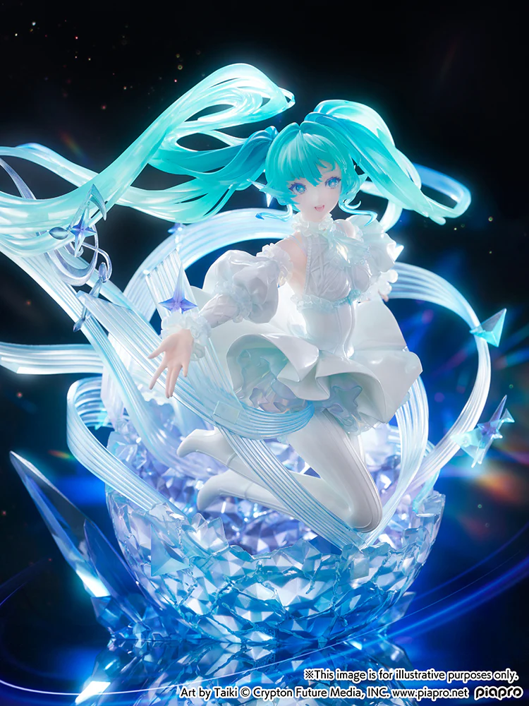 [Pre-order] Hatsune Miku - Hatsune Miku (Crystal Dress Ver.) 1/7 Scale Figure CyberZ - Image 3