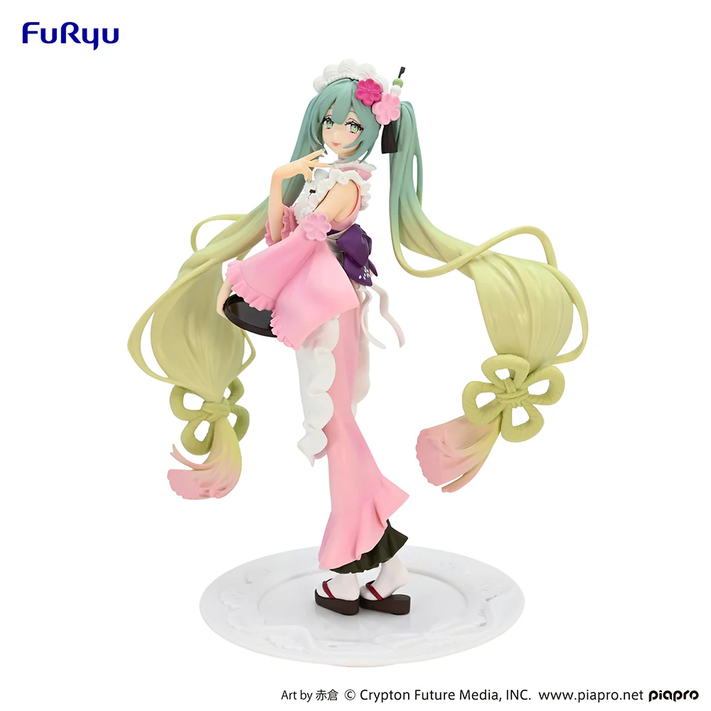 [Pre-order] Hatsune Miku - Hatsune Miku (Matcha Green Tea Parfait Cherry Blossom ver.) Prize Figure FuRyu Corporation