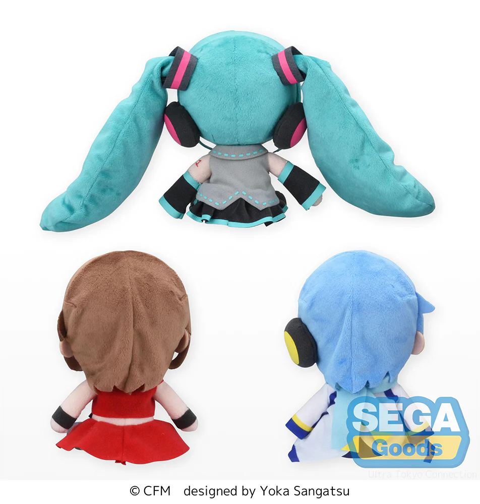 [Pre-order] Hatsune Miku - Hatsune Miku & MEIKO & KAITO Plushie SEGA - Image 2