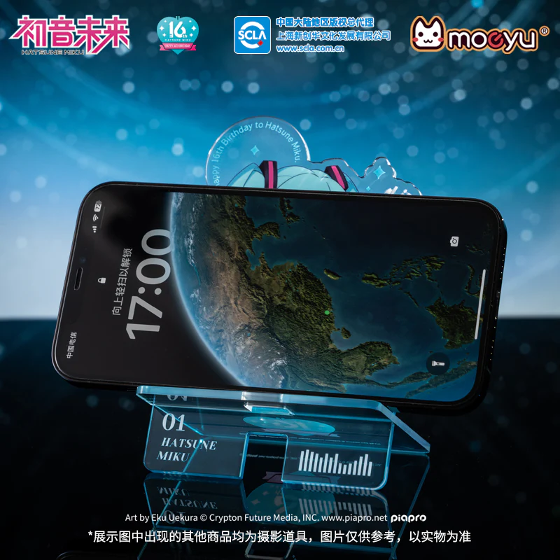 [Pre-order] Hatsune Miku - Hatsune Miku (Moeyu 16th Anniversary) Acrylic Phone Holder Moeyu - Image 5