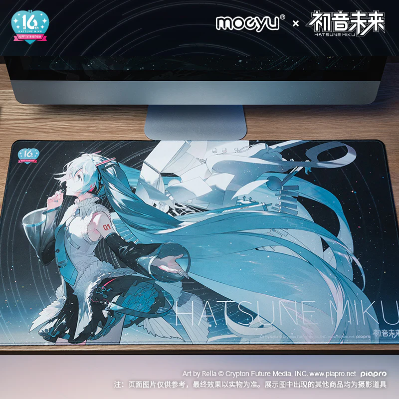 Hatsune Miku - Hatsune Miku (Moeyu 16th Anniversary Ver.) Mouse Pad Moeyu - Image 2
