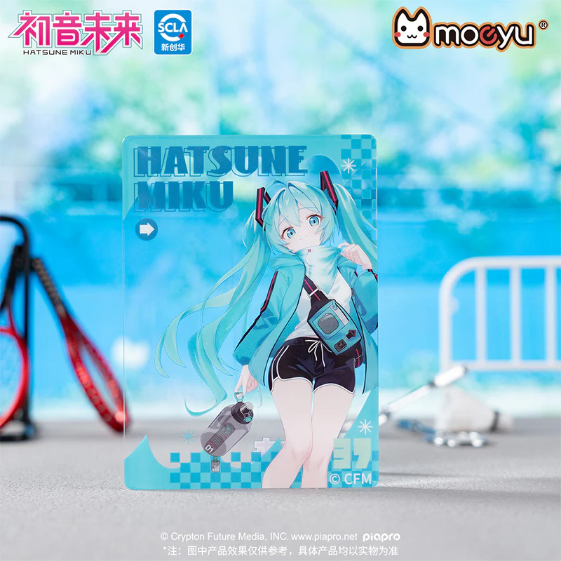 [Pre-order] Hatsune Miku - Hatsune Miku Running Series Transparent Card Moeyu - Image 2