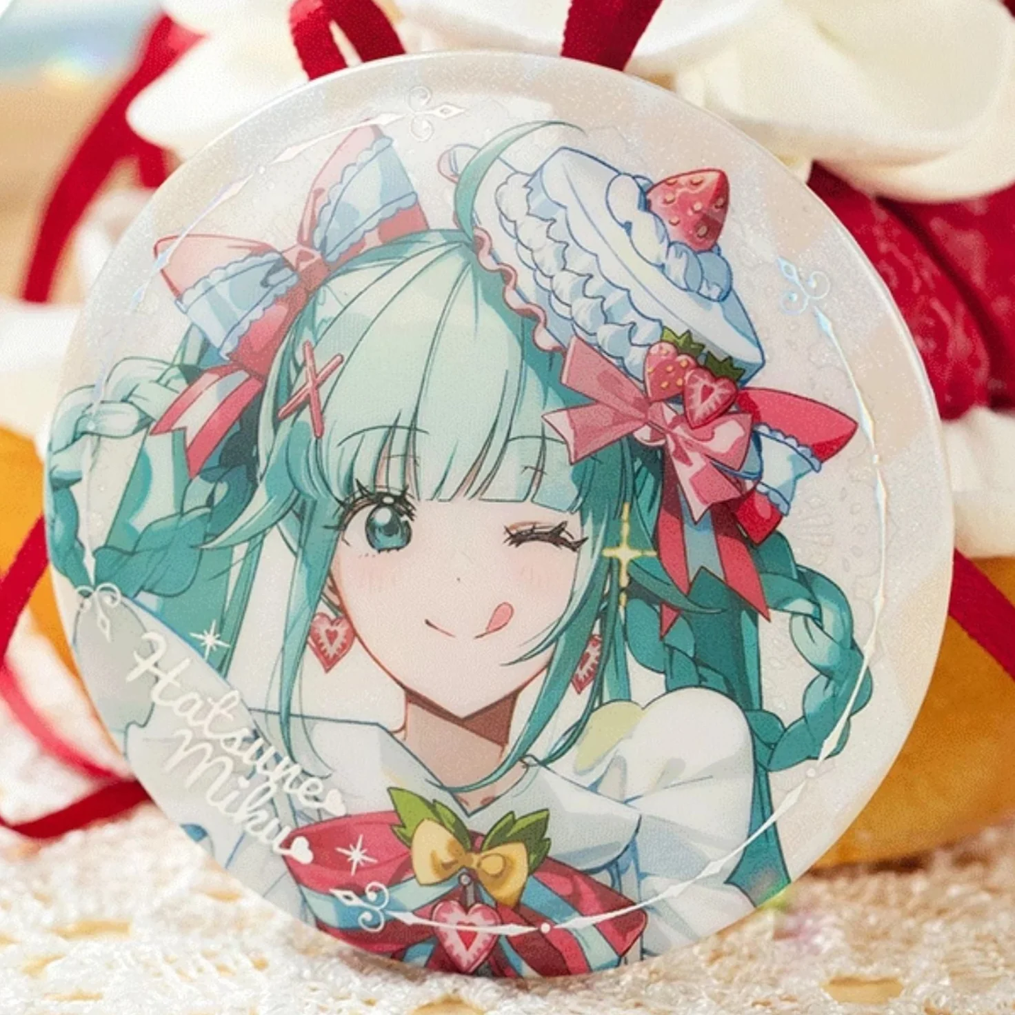 [Pre-order] Hatsune Miku - Hatsune Miku Sweet Interweave Series Badge Moeyu - Image 2
