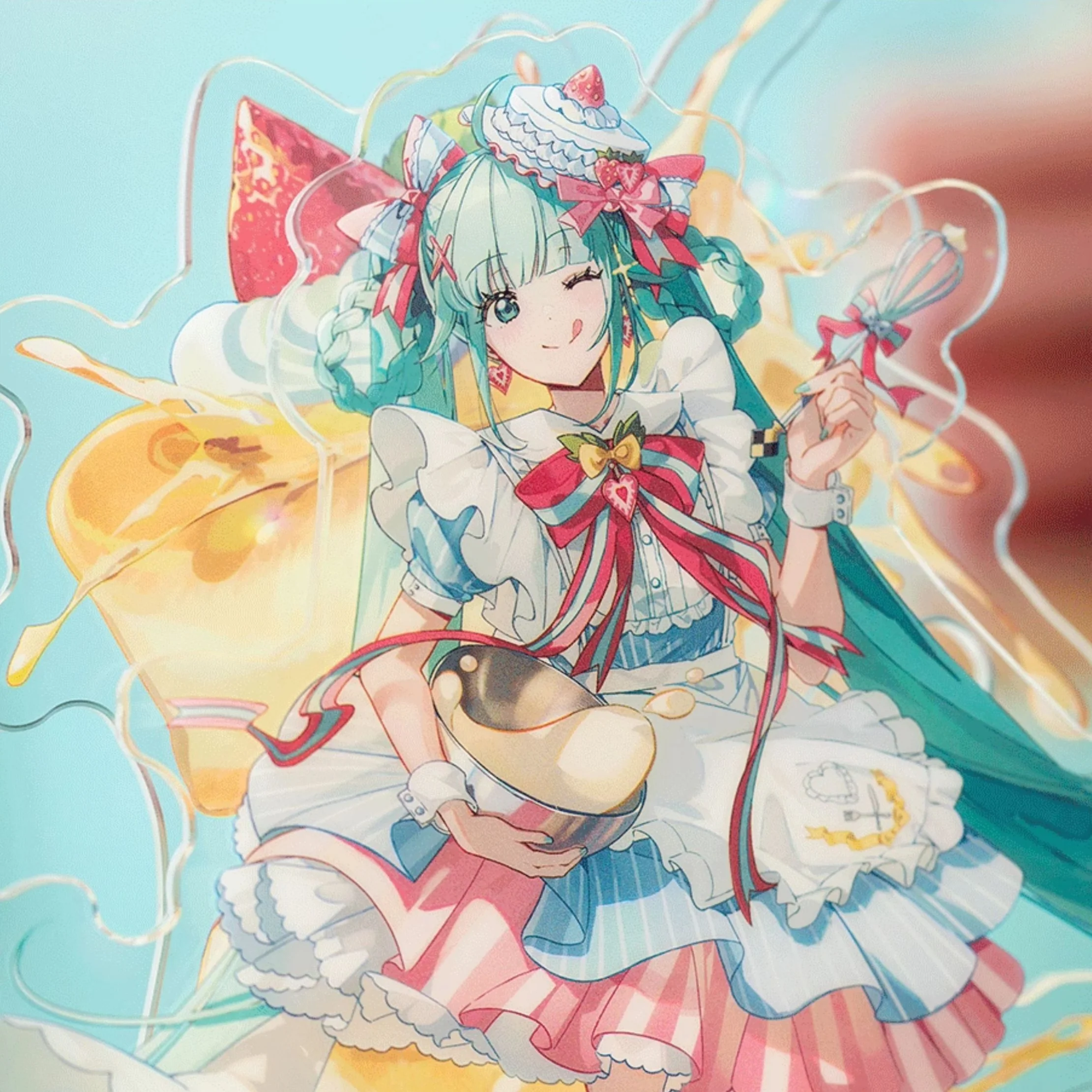 [Pre-order] Hatsune Miku - Hatsune Miku Sweet Interweave Series Acrylic Stand Moeyu - Image 2
