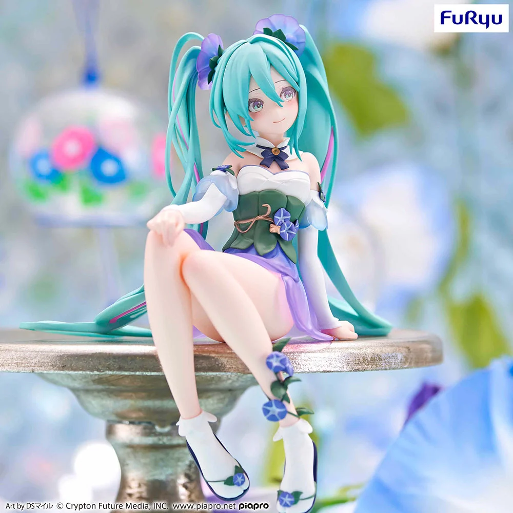 [Pre-order] Hatsune Miku - Hatsune Miku(Flower Fairy Morning Glory Ver.) Noodle Stopper Prize Figure FuRyu Corporation - Image 8