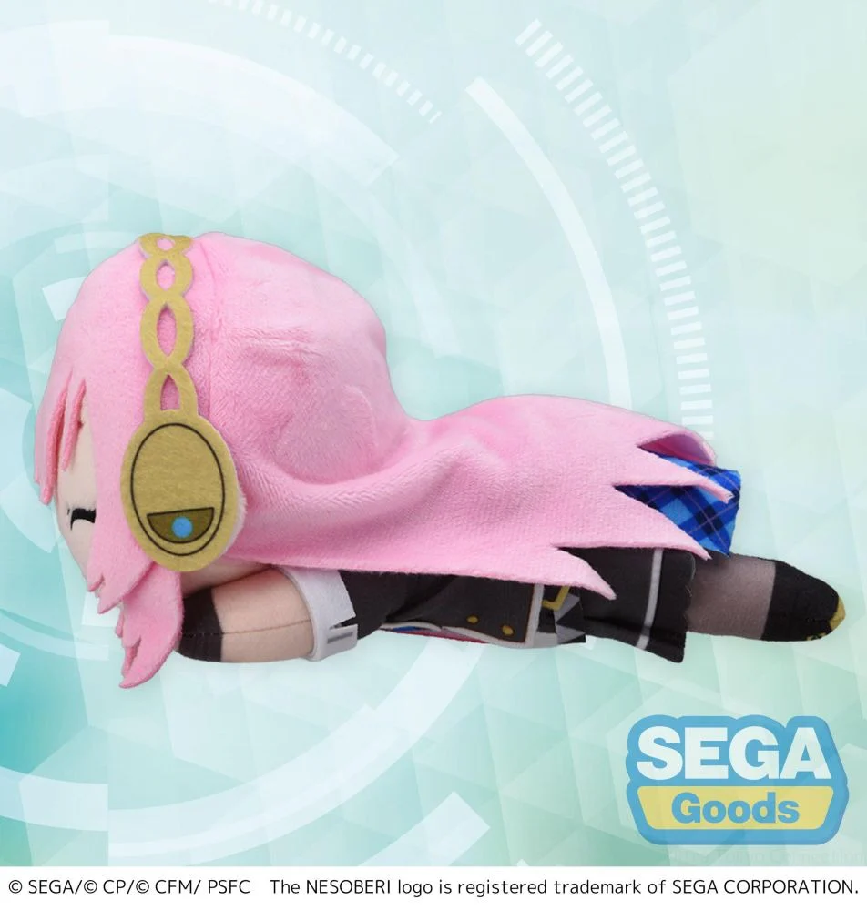 [Pre-order] COLORFUL STAGE! The Movie: A Miku Who Can't Sing - Megurine Luka School SEKAI NESOBERI Lay-Down Plushie SEGA - Image 2