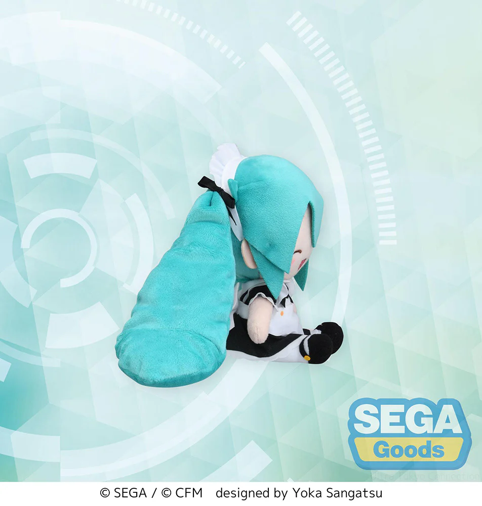 [Pre-order] Hatsune Miku - Hatsune Miku (Maid Ver.) Plushie SEGA - Image 4