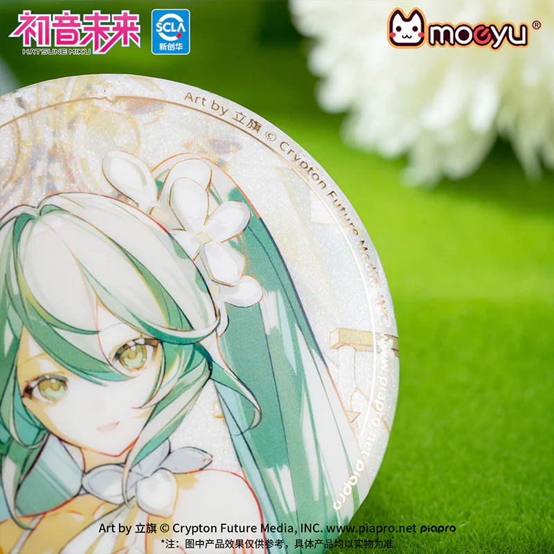 [Pre-order] Hatsune Miku - Summer Blossom Series Badge Moeyu - Image 4