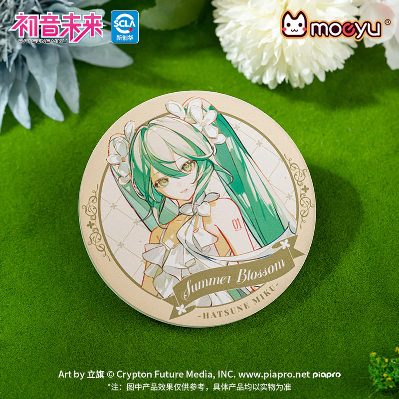[Pre-order] Hatsune Miku - Summer Blossom Series Ceramic Coaster Moeyu - Image 4