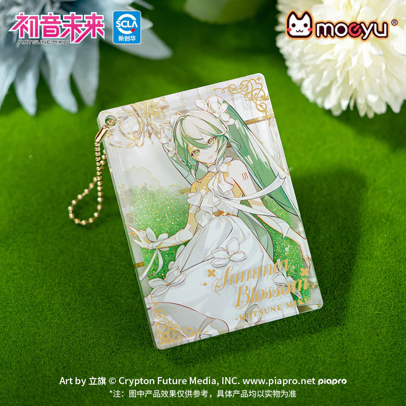 [Pre-order] Hatsune Miku - Summer Blossom Series Quicksand Acrylic Pendant Moeyu - Image 3