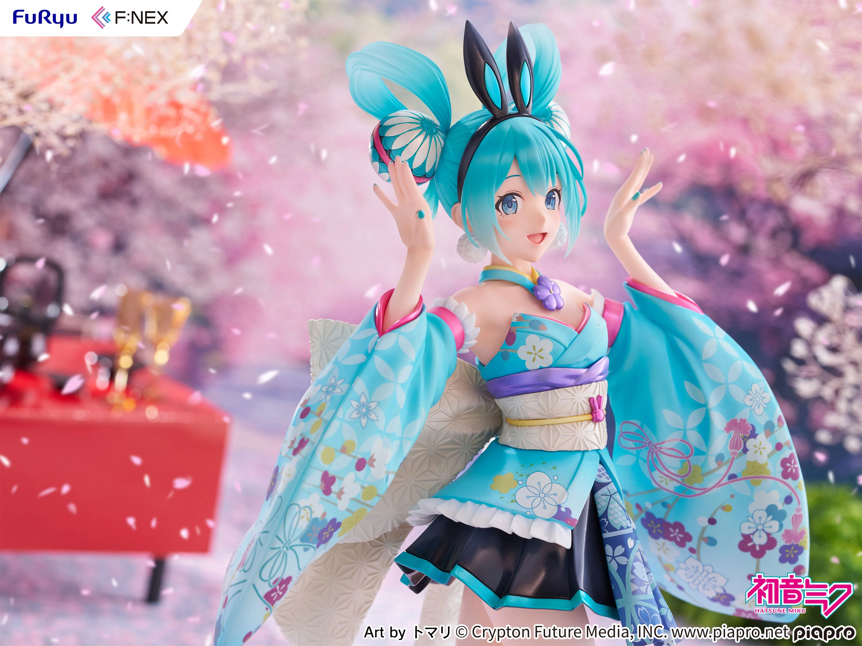 [Pre-order] Hatsune Miku - Wa-Bunny 1/7 Scale Figure FURYU Corporation - Image 4