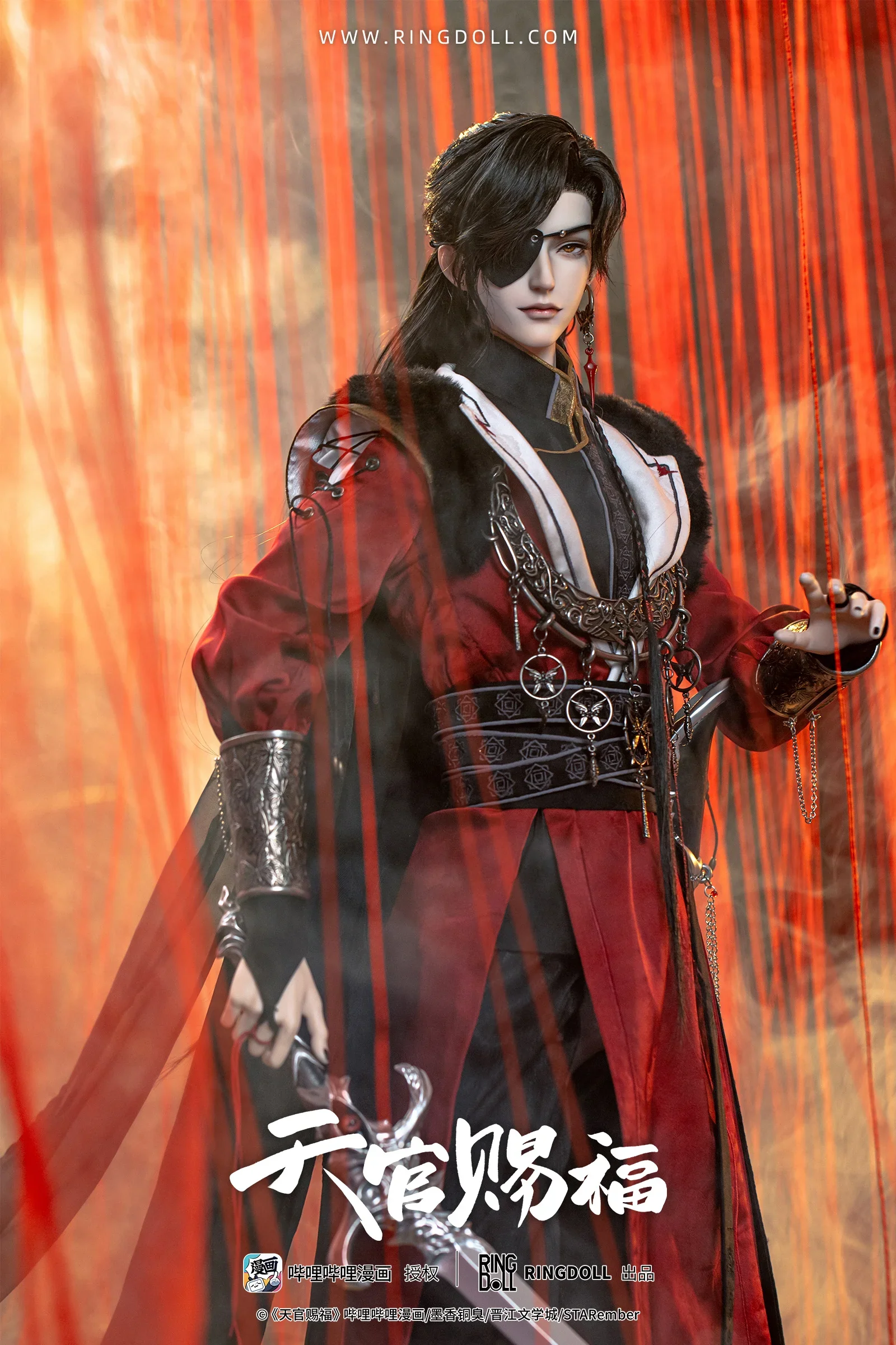 [Pre-order] Heaven Official's Blessing - Hua Cheng (Comic Ver.) Ball-joint Doll 1/3 Scale Action Figure Ringdoll - Image 4