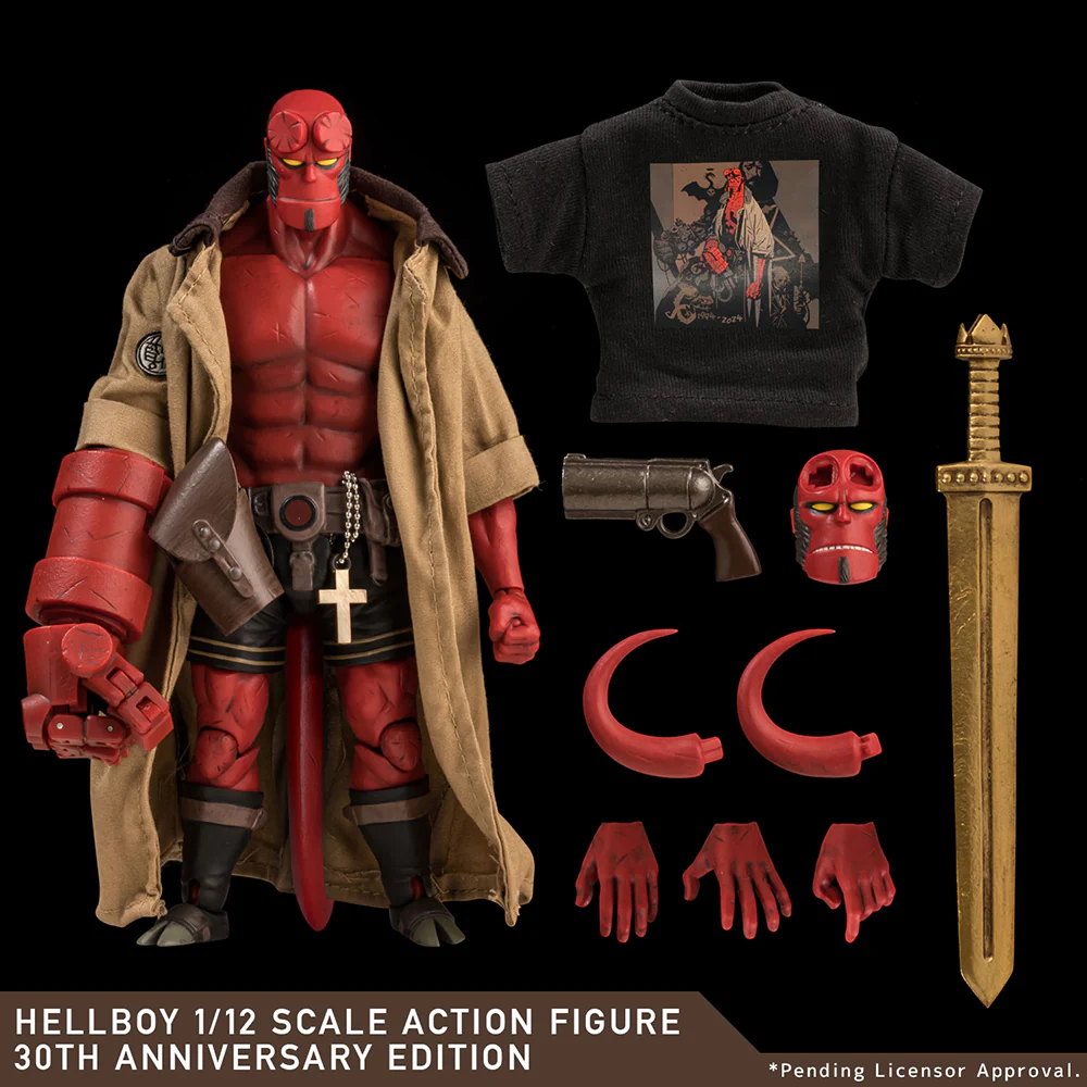 [Pre-order] Hellboy - Hellboy (30th Anniversary Edition) 1/12 Scale Action Figure 1000Toys - Image 12