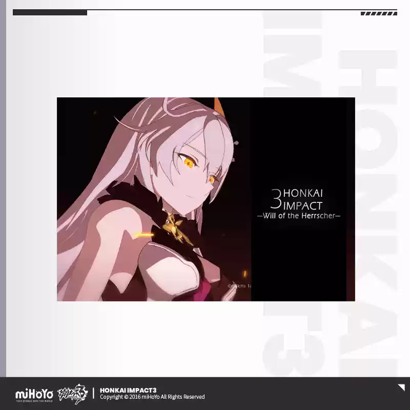 Honkai Impact 3rd - Animation Short Film CG Postcard Set miHoYo - Image 2