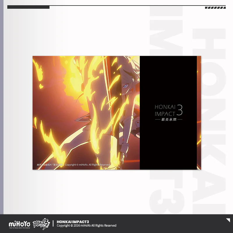 Honkai Impact 3rd - Animation Short Film CG Postcard Set miHoYo - Image 6