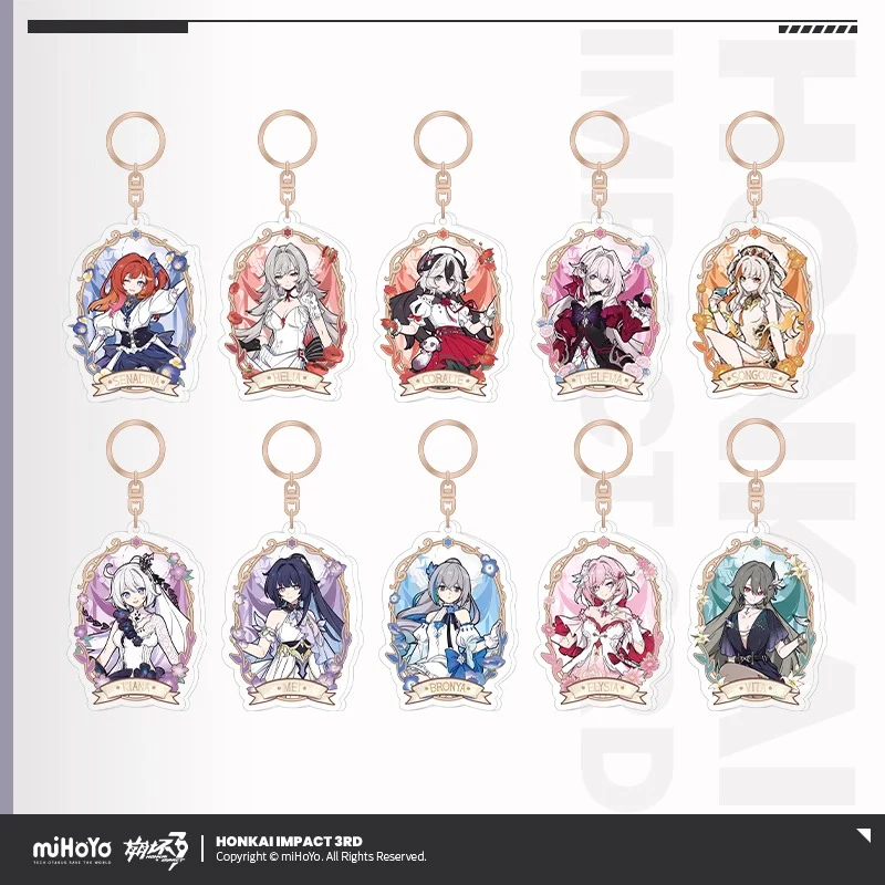 Honkai Impact 3rd - Night Blooming Elegance Series Acrylic Keychain miHoYo