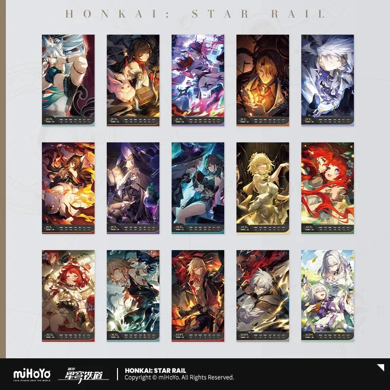 [Pre-order] Honkai: Star Rail - 2026 Weekly Calendar miHoYo - Image 3