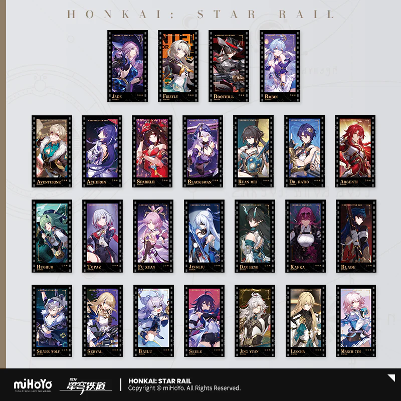 Honkai: Star Rail - All-Stars Invite Series Imitation Film Card miHoYo - Image 4
