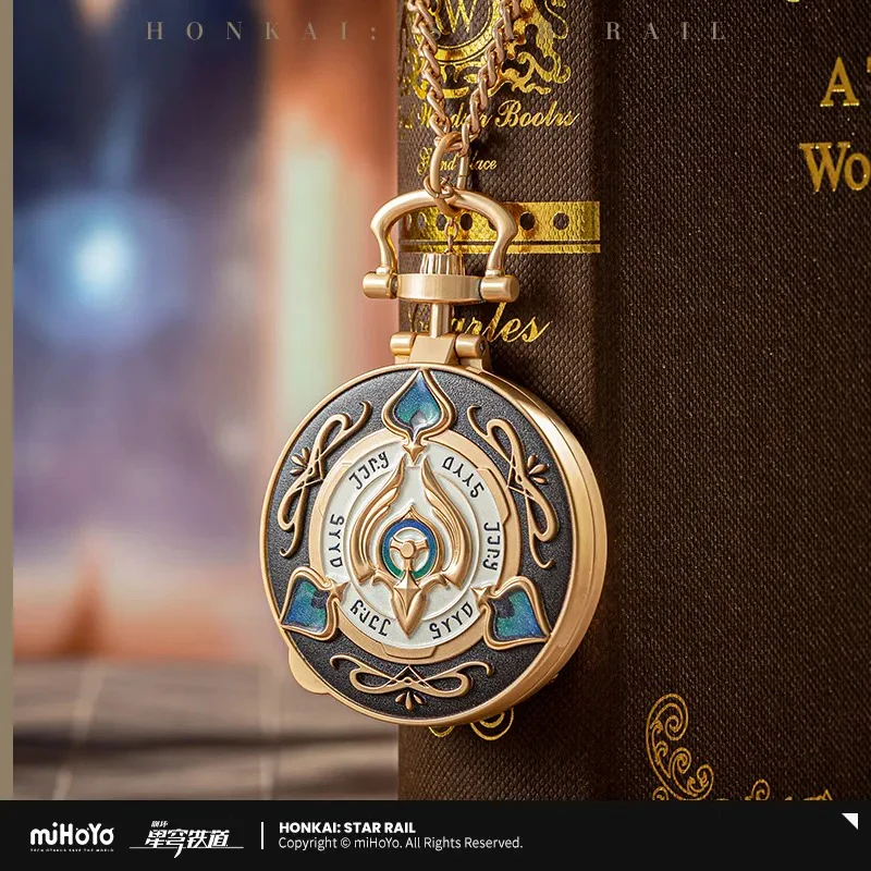 [Pre-order] Honkai: Star Rail - Aventurine Faux Pocket Watch Metal Accessory miHoYo - Image 3