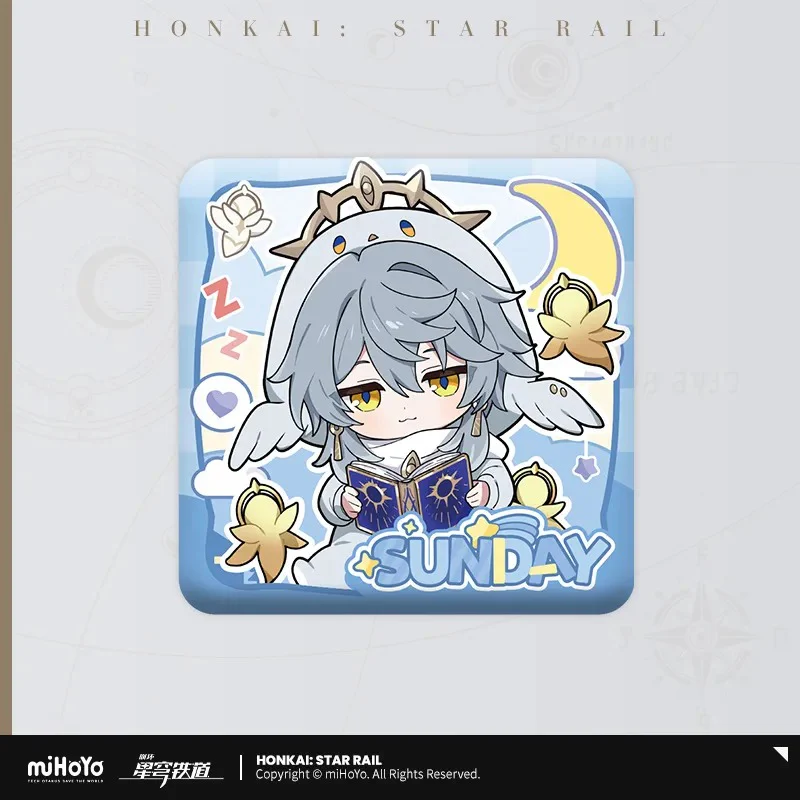 [Pre-order] Honkai: Star Rail - Boys Dorm Series Chibi Square Badge miHoYo - Image 5