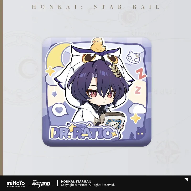 [Pre-order] Honkai: Star Rail - Boys Dorm Series Chibi Square Badge miHoYo - Image 8