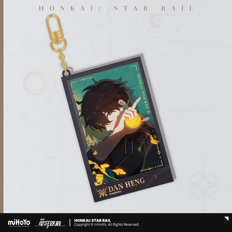 Honkai: Star Rail - Departure Countdown Series Glitter Quicksand Acrylic Keychain miHoYo - Image 3